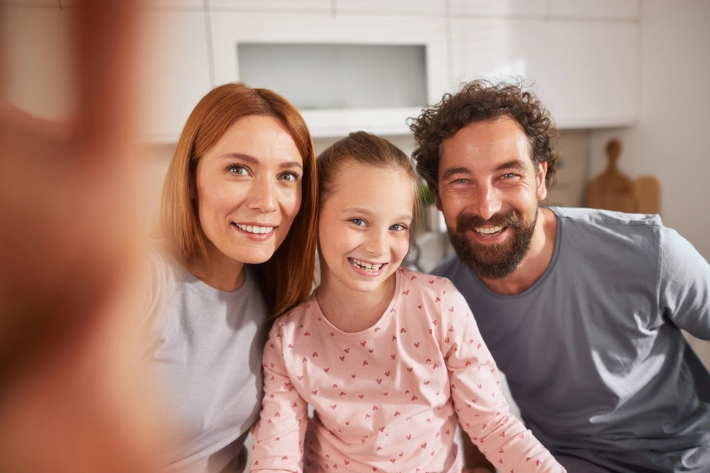 Family of three